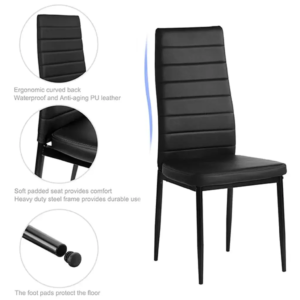 scaun bucatarie ergonomic piele ecologica caracteristici